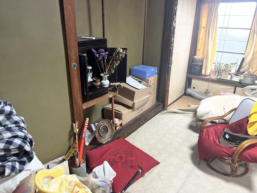 遺品整理前